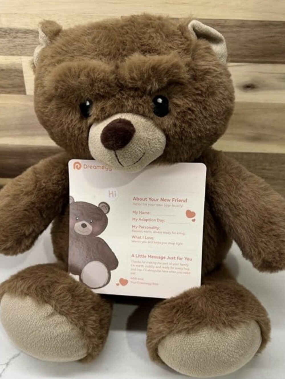Dreamegg Microwavable Stuffed Bear